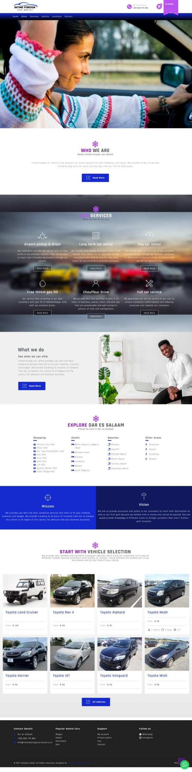 Web design Tanzania